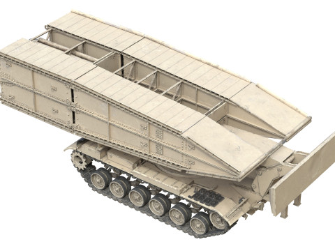 Armored Bridge M60 AVLB 3D 模型
