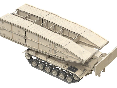Armored Bridge M60 AVLB 3D Model