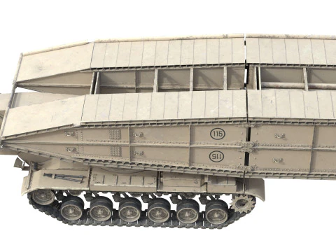 Armored Bridge M60 AVLB 3D Model