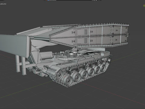 Armored Bridge M60 AVLB 3D Model