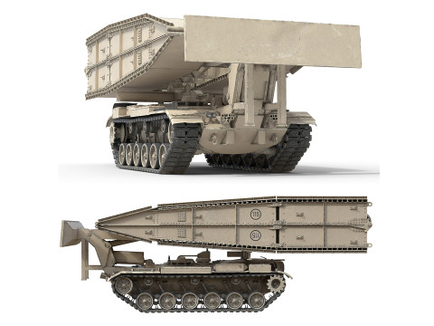 Armored Bridge M60 AVLB 3D 模型