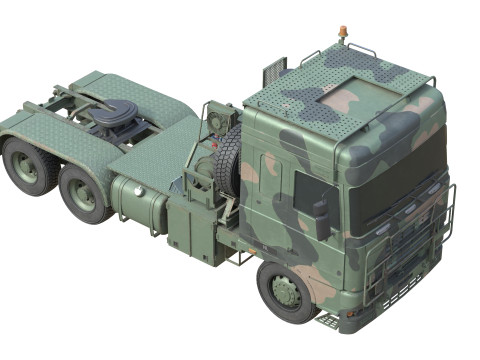 DAF Tropco Truck 3D मॉडल