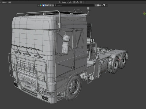 DAF Tropco Truck 3D मॉडल