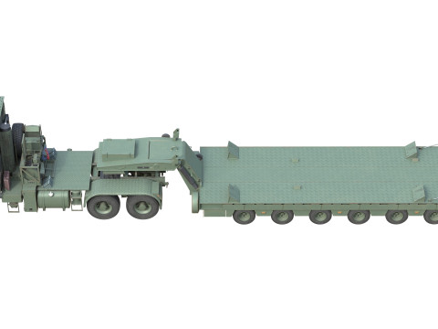 DAF Tropco Truck with Trolley Modelo 3D
