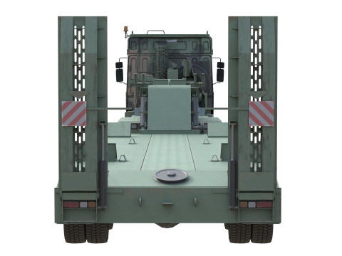 DAF Tropco Truck with Trolley Modelo 3D