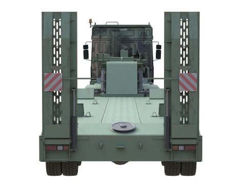 DAF Tropco Truck with Trolley 3D Model