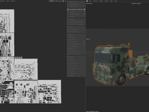 DAF Tropco Truck with Trolley 3D Model