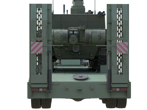 Вантажівка DAF з причепом і цистерною 3D Модель