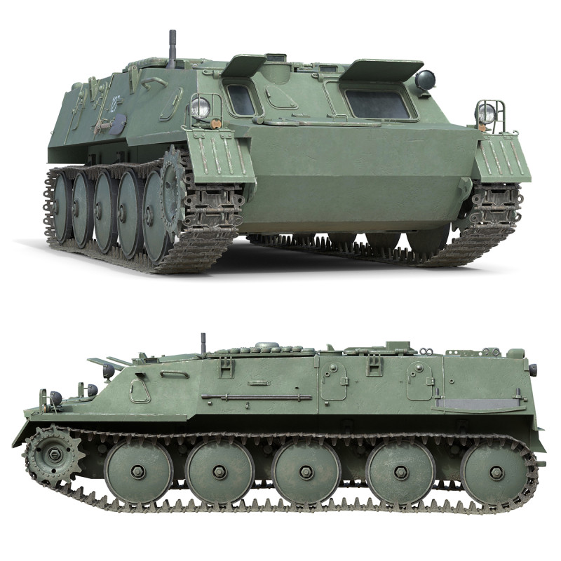 Fire Support Military Vehicle Modelo 3D .c4d .max .obj .3ds .fbx .stl .blend