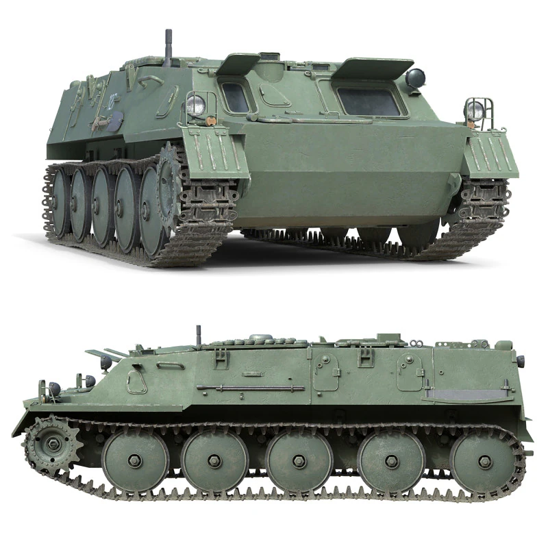 Fire Support Military Vehicle 3D Model .c4d .max .obj .3ds .fbx .stl .blend 