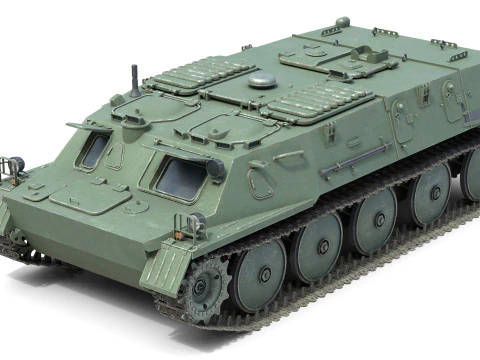 Fire Support Military Vehicle 3D Model