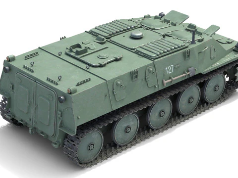 Fire Support Military Vehicle 3D Model