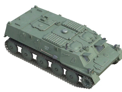 Fire Support Military Vehicle 3D Model