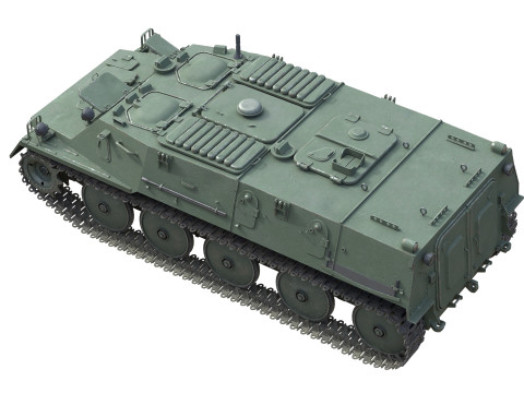 Fire Support Military Vehicle Modelo 3D