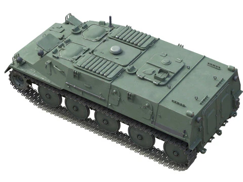 Fire Support Military Vehicle 3D Model