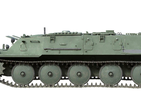 Fire Support Military Vehicle 3D Model