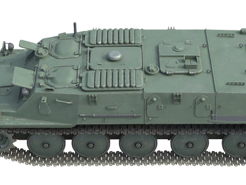 Fire Support Military Vehicle 3D Model