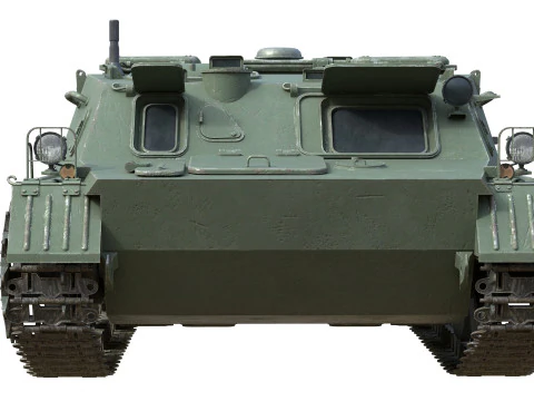 Fire Support Military Vehicle 3D Model