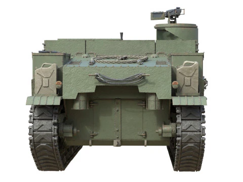 Obice prete M7 Modello 3D