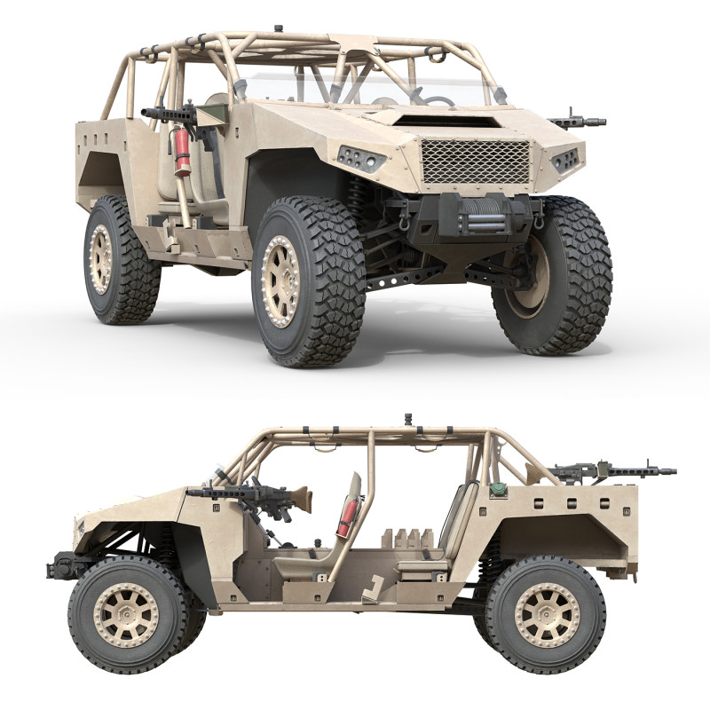 Polaris Dagor 3D 模型 .c4d .max .obj .3ds .fbx .stl .blend