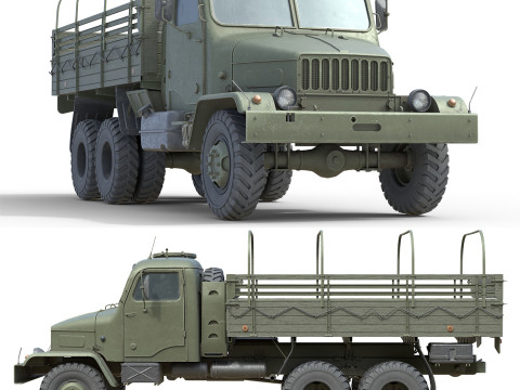 Praga V3S Military Truck 3D-Modell