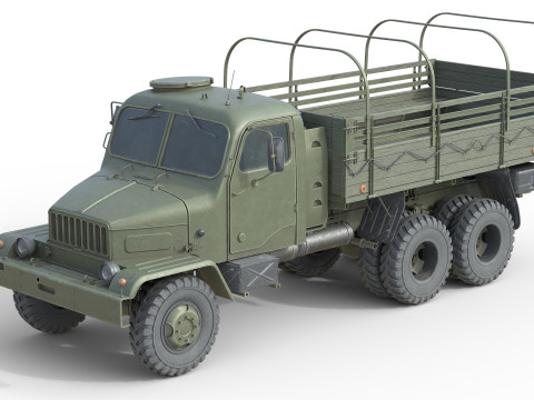 Praga V3S Military Truck 3Dモデル