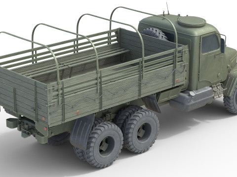 Praga V3S Military Truck 3Dモデル