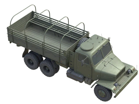 Cami&oacute;n militar Praga V3S Modelo 3D