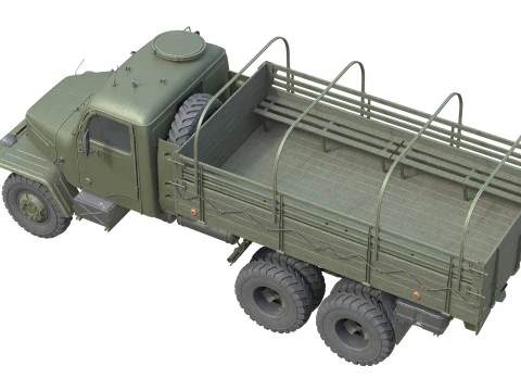 Cami&oacute;n militar Praga V3S Modelo 3D