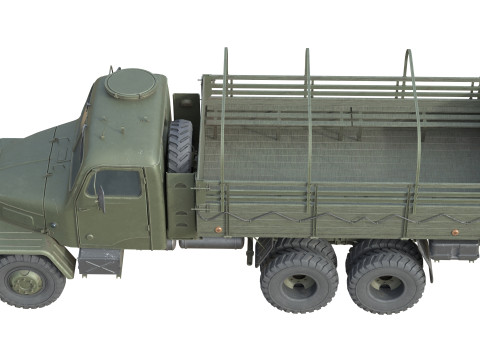 Praga V3S Military Truck 3Dモデル
