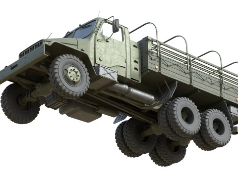 Cami&oacute;n militar Praga V3S Modelo 3D