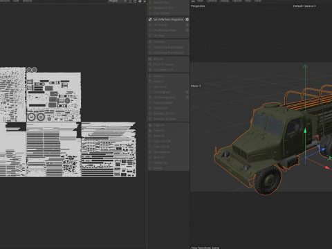 Cami&oacute;n militar Praga V3S Modelo 3D