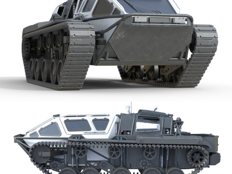 Ripsaw EV3 F4 White 3D-Modell
