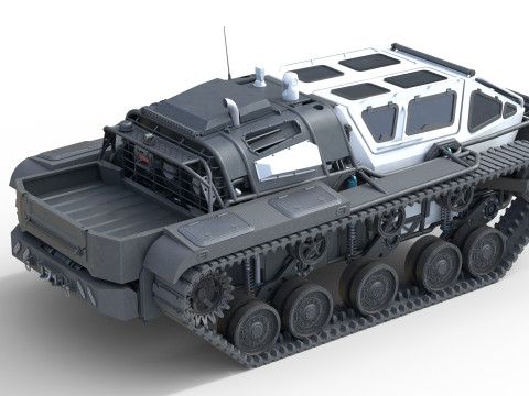 Ripsaw EV3 F4 White 3D-Modell