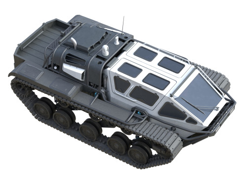 Ripsaw EV3 F4 White 3D-Modell