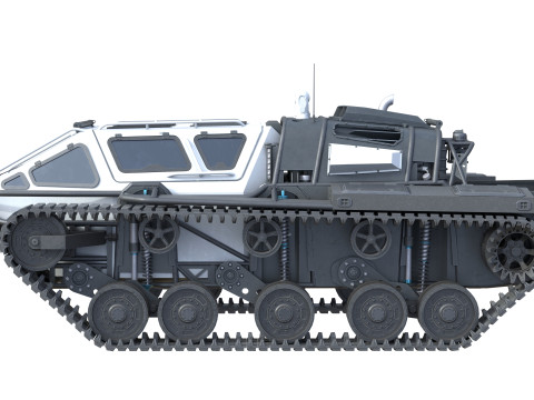 Ripsaw EV3 F4 White 3D-Modell