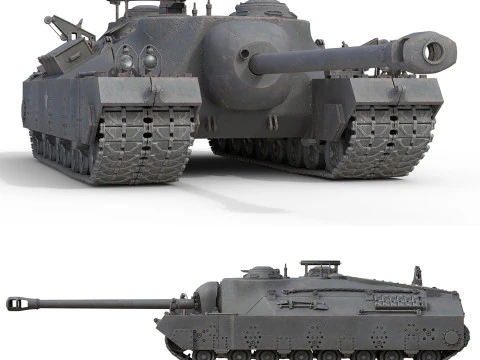 Carro armato super pesante T28 Modello 3D