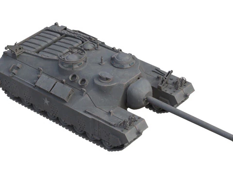 Carro armato super pesante T28 Modello 3D