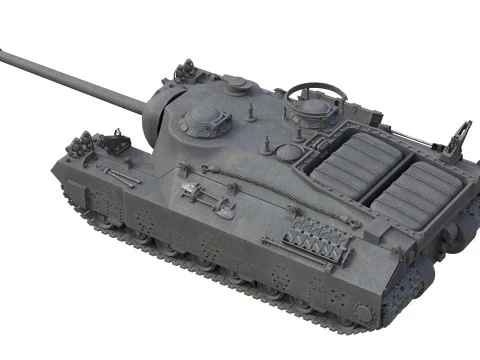 Carro armato super pesante T28 Modello 3D