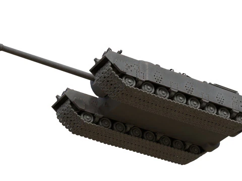 Carro armato super pesante T28 Modello 3D