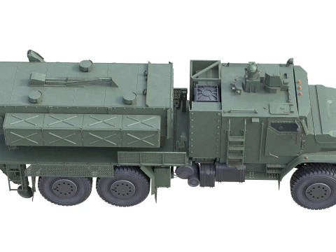 TOS 2 Multiple rocket launcher 3D Model