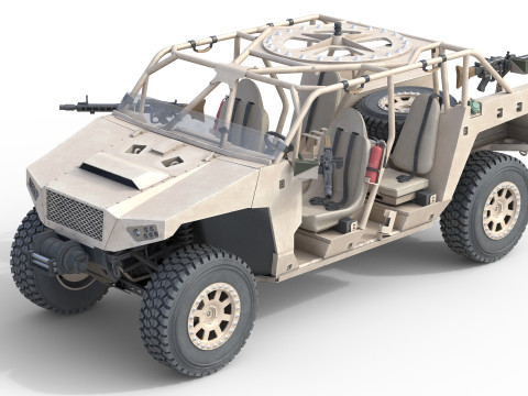 5 Military Vehicles Collection V33 3D 模型