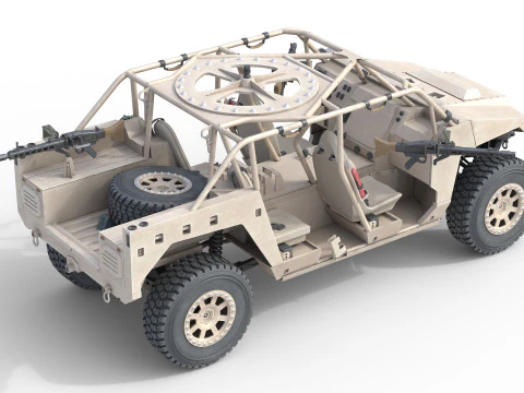 5 Military Vehicles Collection V33 3D Model