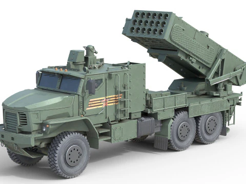 5 Military Vehicles Collection v34 3D Model