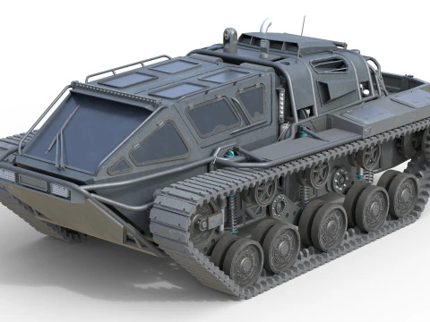 5 Military Vehicles Collection v34 3D Model