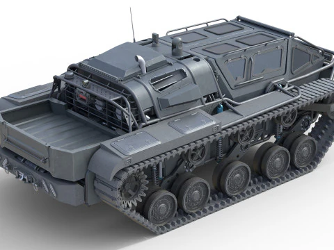 5 Military Vehicles Collection v34 3D Model