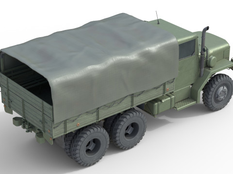 Military Cargo Truck m35a2 3D Model