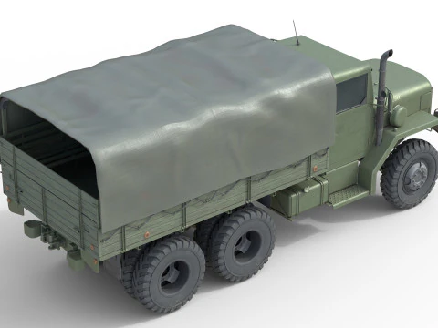 Camion da carico militare m35a2 Modello 3D