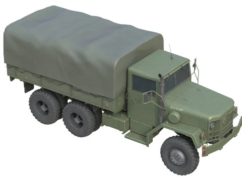 Camion da carico militare m35a2 Modello 3D