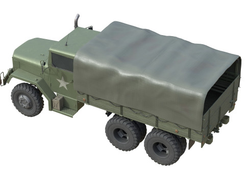 Military Cargo Truck m35a2 3D Model